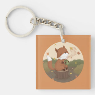 Awesome Autumn: Fox  Keychain
