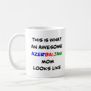 awesome azerbaijani mom coffee mug