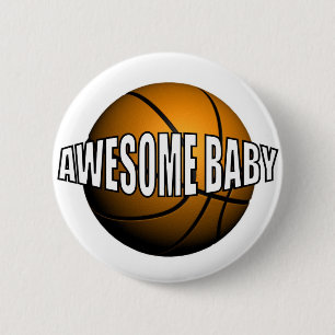 AWESOME BABY 2 INCH ROUND BUTTON