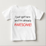 Awesome Baby T-Shirt<br><div class="desc">Baby Awesome Tee</div>