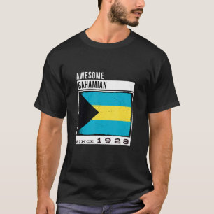 Awesome Bahamian Since 1928 Bahamian 94th Birthda T-Shirt