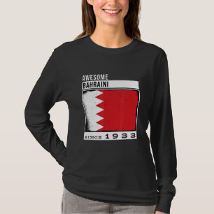 Awesome Bahraini Since 1933  Bahraini 89th Birthda T-Shirt