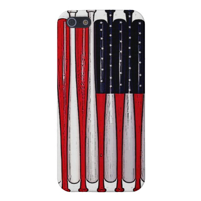 awesome baseball bat american flag phone case (Back)