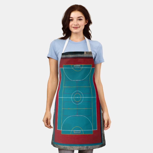 Awesome Basketball Artwork Apron (Worn)
