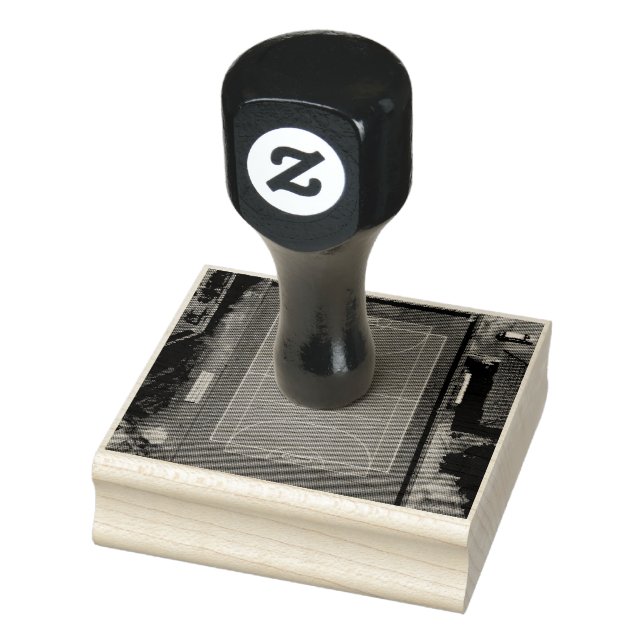 Awesome Basketball Artwork Rubber Stamp (Stamp)