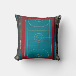 Awesome Basketball Artwork Throw Pillow