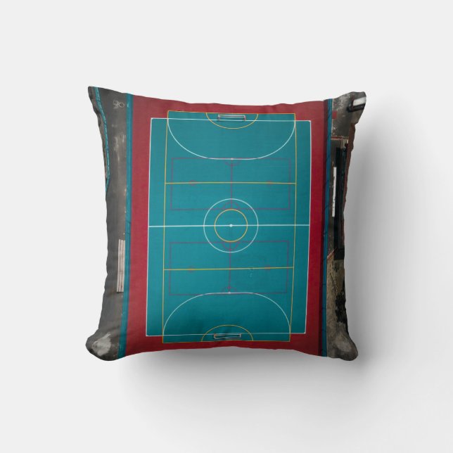 Awesome Basketball Artwork Throw Pillow (Front)