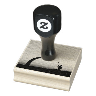Awesome Basketball Hoop Rubber Stamp