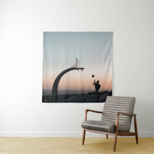 Awesome Basketball Hoop Tapestry