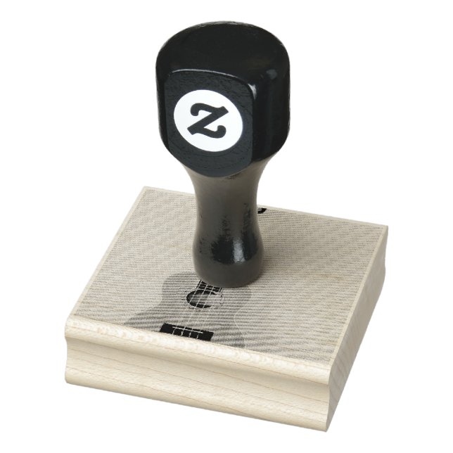Awesome Bass Guitar Rubber Stamp (Stamp)