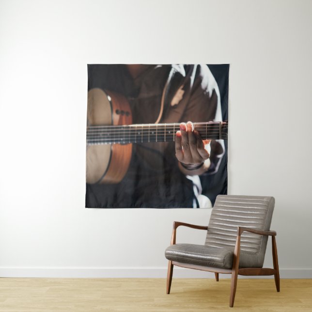 Awesome Bass Guitar Tapestry (In Situ)