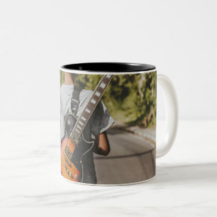 Awesome Bass Guitar Two-Tone Coffee Mug