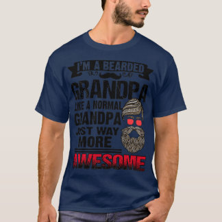 Awesome Bearded Grandpa 6 T-Shirt