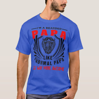 Awesome Bearded Papa 5 T-Shirt