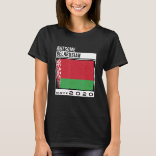 Awesome Belarusian Since 2020 Belarusian 2nd Birt T-Shirt