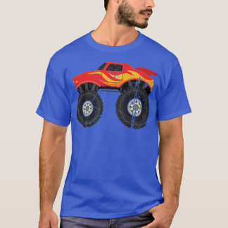 Awesome Big Car Lover Cool Crushing Red Monster Tr T-Shirt