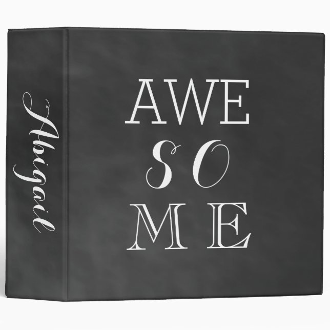 AWESOME Binder (Front/Spine)