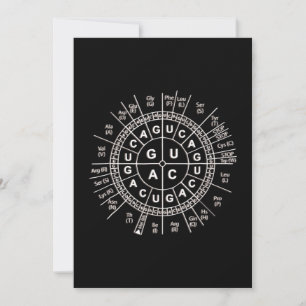 awesome biology genetic code sun science humor holiday card