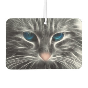 Awesome Blue Eyed Cat Face Air Freshener