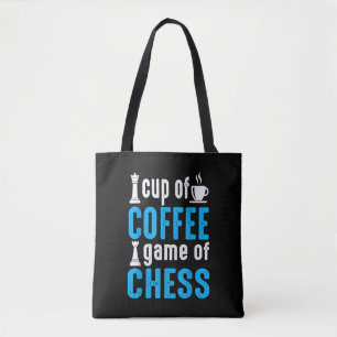 Awesome Board Game - Cup Of Coffee Game Of Chess Tote Bag