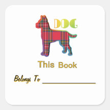 AWESOME Book Personalize Kids Bookplate Sticker