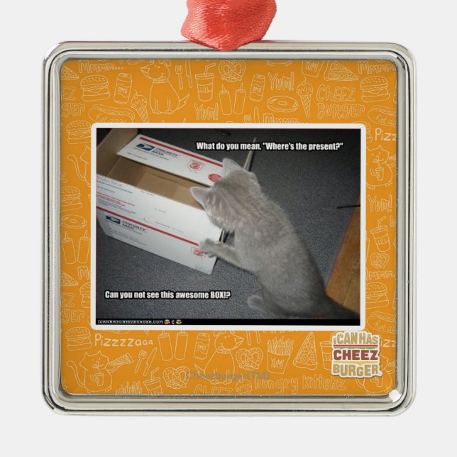 Awesome Box Metal Ornament (Front)