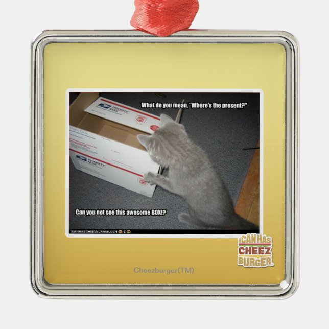 Awesome Box Metal Ornament (Front)