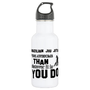 Awesome brazilian jiu jitsu design 532 ml water bottle