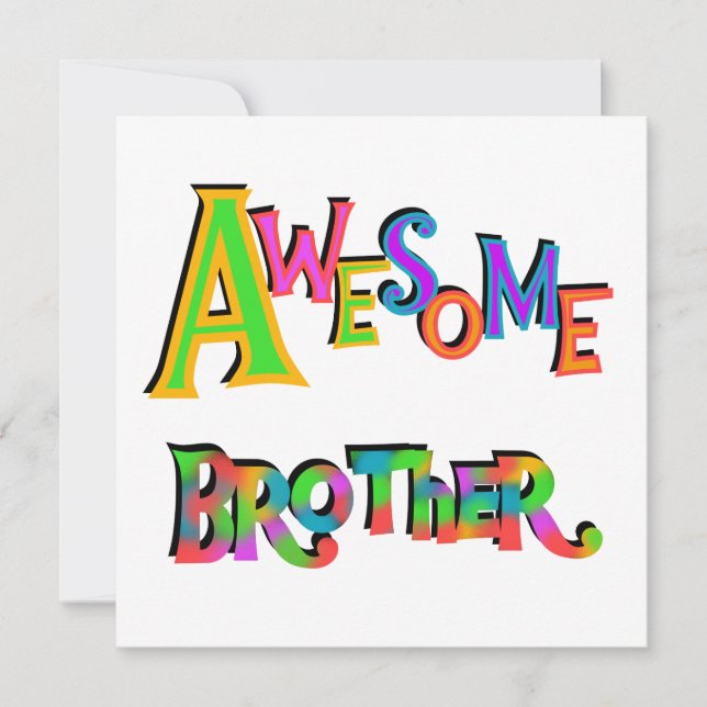 Awesome Brother T-shirts and Gifts (Front)