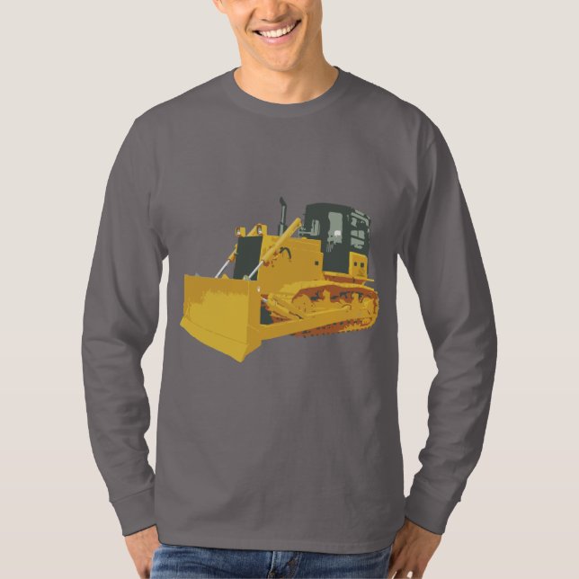 Awesome Bulldozer T-Shirt (Front)