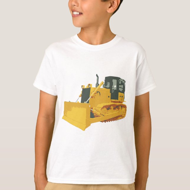 Awesome Bulldozer T-Shirt (Front)
