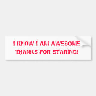 AWESOME BUMPER STICKER