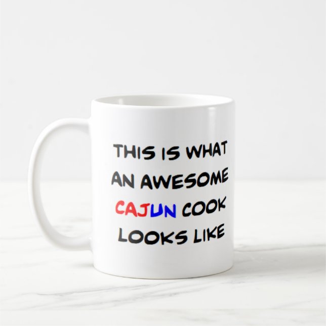awesome cajun cook coffee mug (Left)