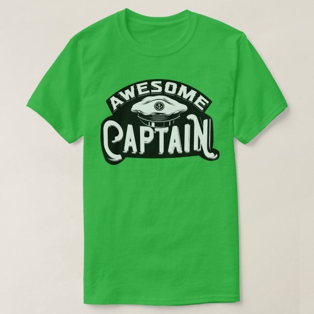 Awesome Captain T-Shirt (Design Front)