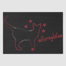 awesome cat line art Tissue Paper