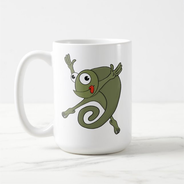 Awesome Chameleon Coffee Mug (Left)