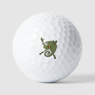 Awesome Chameleon Golf Balls