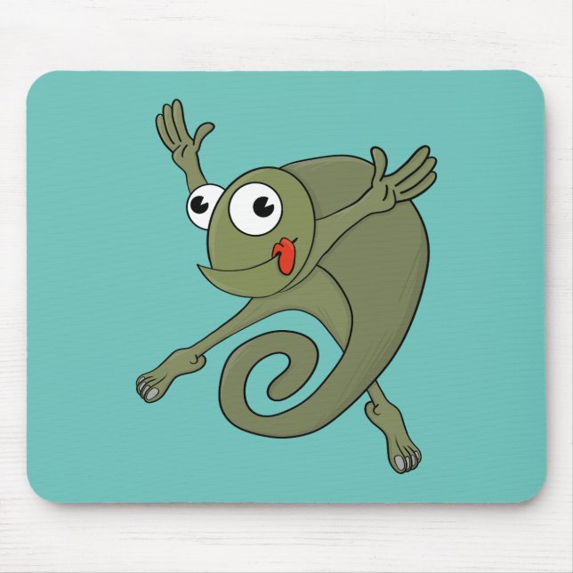 Awesome Chameleon Mouse Pad (Front)