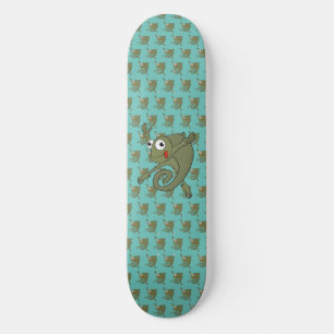 Awesome Chameleon Skateboard