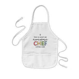 Awesome Chef Gifts   Best Chef Ever Funny Gift Kids Apron