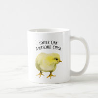 Awesome Chick | Funny Pun Baby Chicken Bird
