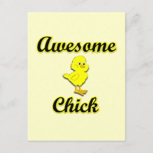 Awesome Chick Postcard