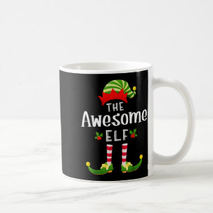 Awesome Christmas Elf Matching Pajama X-mas Party  Coffee Mug