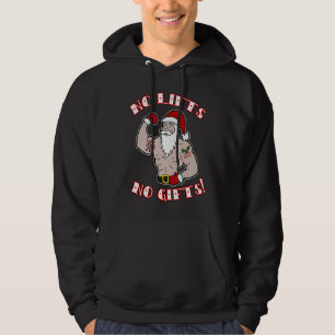 Awesome Christmas Santa NO LIFTS NO  Workout Hoodie