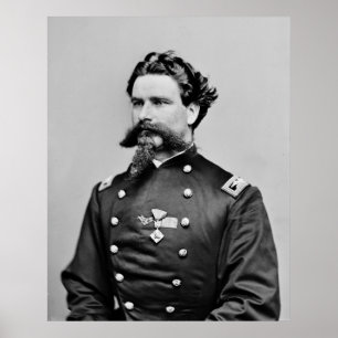 Awesome Civil War Goatee, 1860s Poster