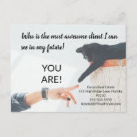 Awesome client  real estate marketing sell postcar