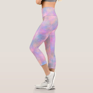 Awesome Combination of Pastel Colours  Capri Leggings