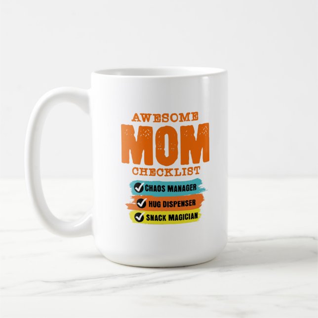 Awesome Cool Mom Coffee Mug (Left)