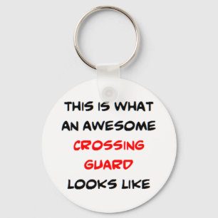 awesome crossing guard keychain