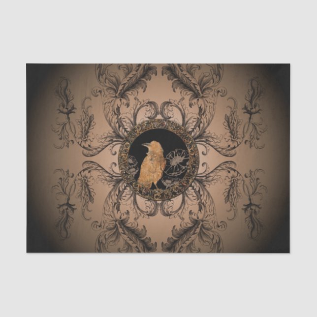 Awesome crow tissue paper (Front)